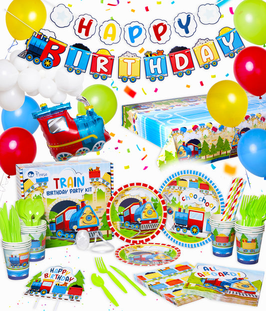 Pirese Train Birthday Party Supplies