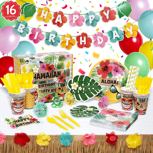 Pirese Hawaiian Birthday Party Kit