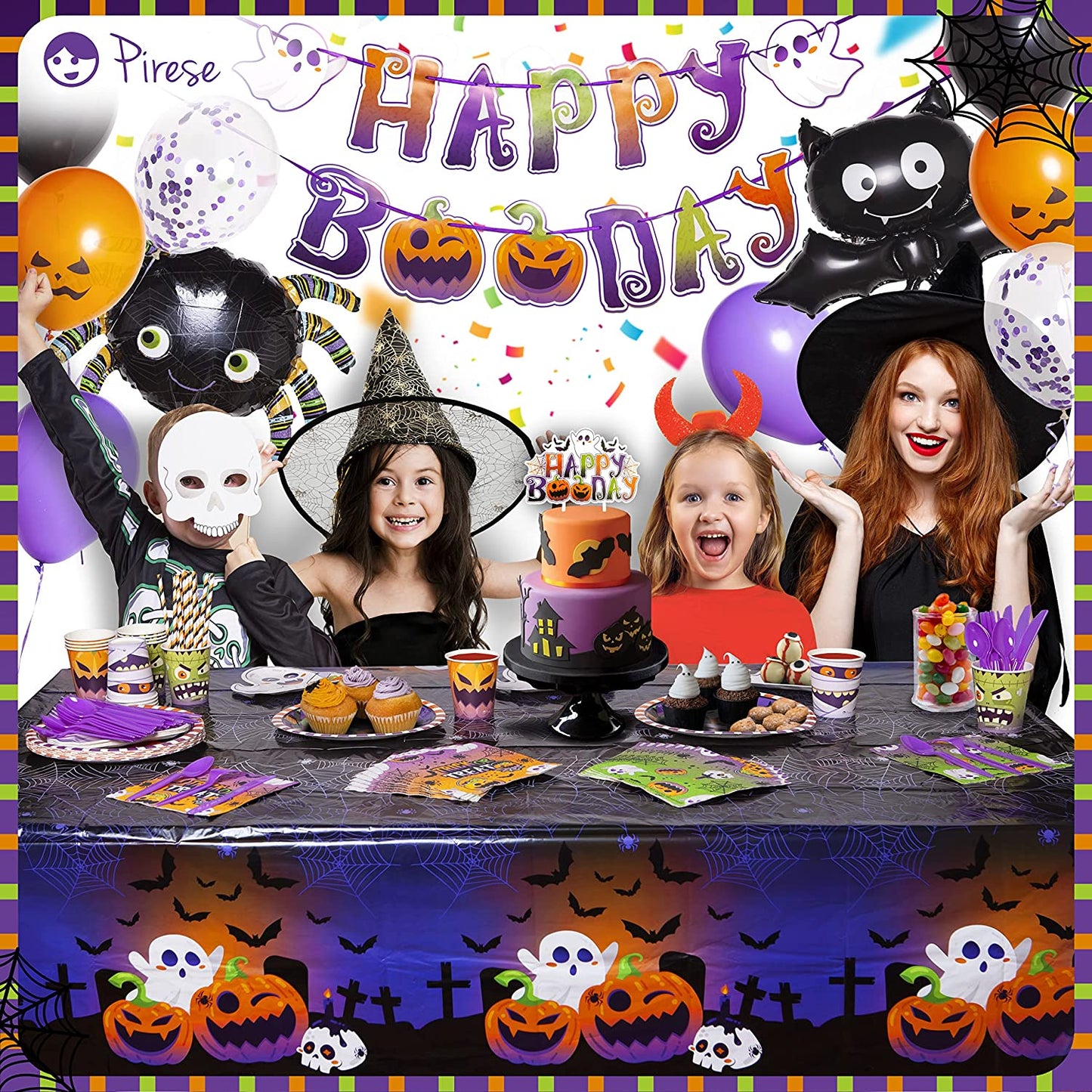 Pirese Halloween Birthday Party Decorations