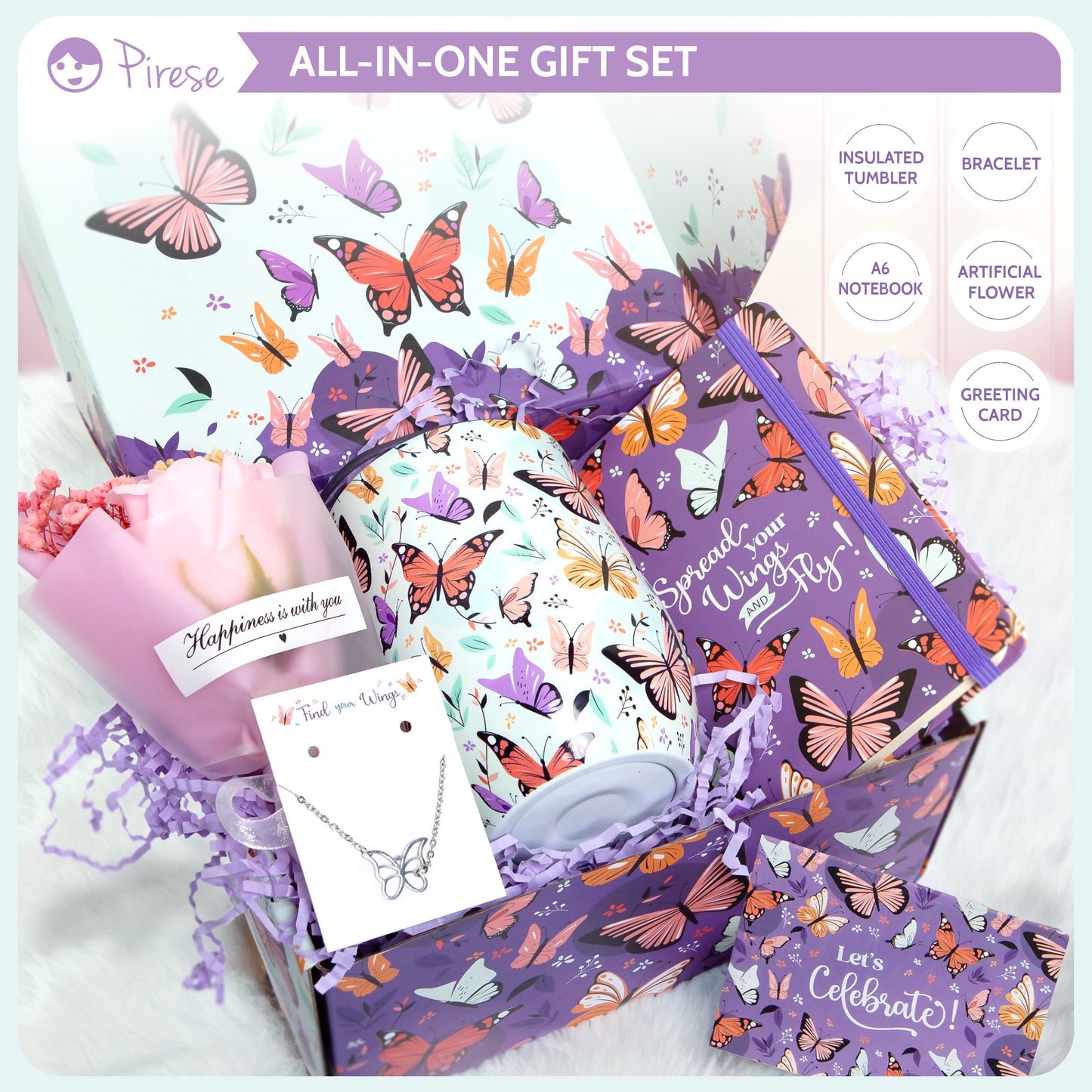 Butterfly Gifts for Women Unique, Purple Gifts Butterfly Lover