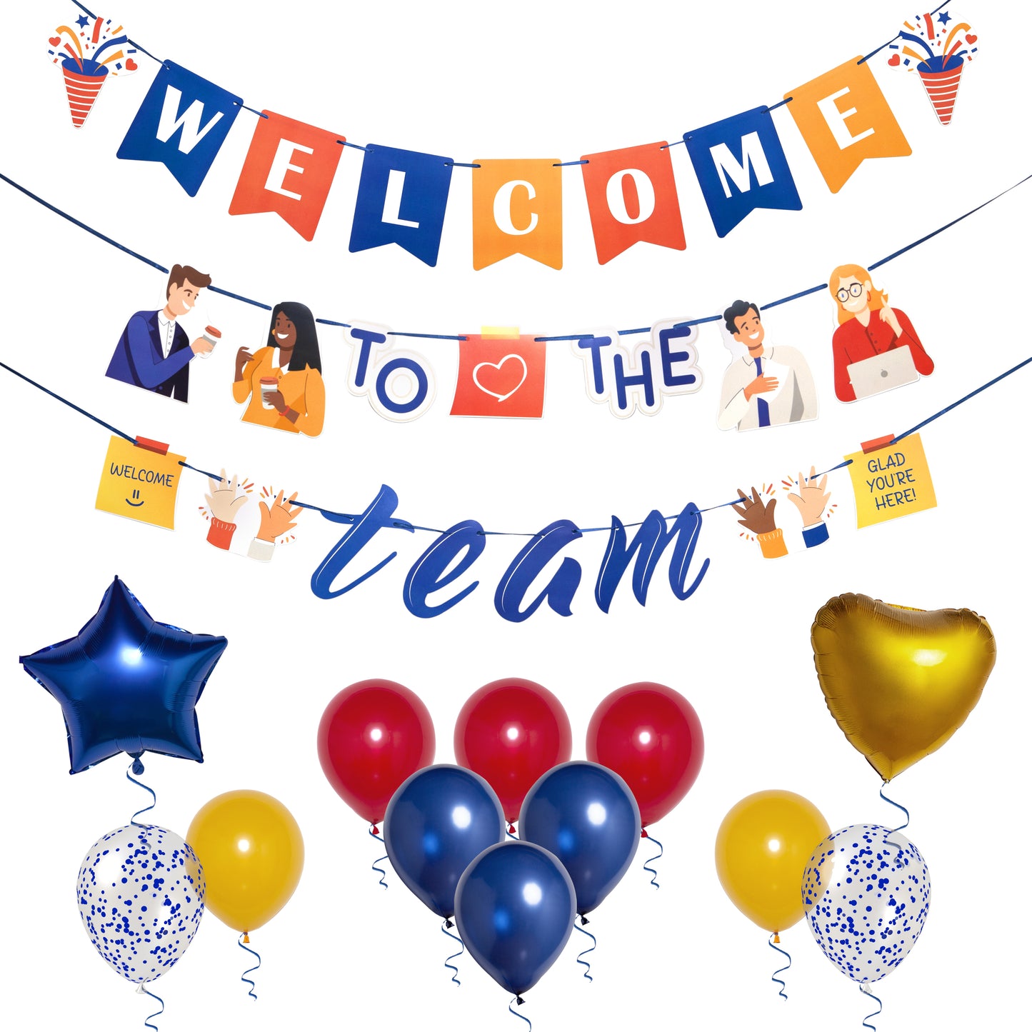 Welcome To The Team Banner, Welcome Banner Decorations