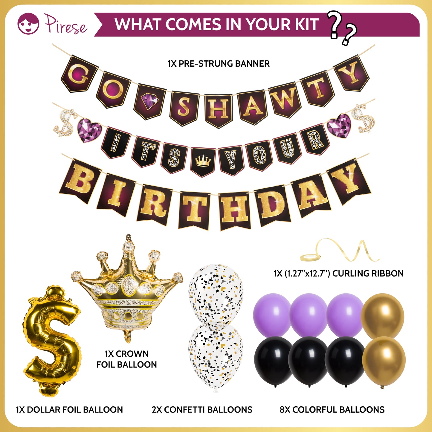 Go Shawty Its Your Birthday Decorations, It is Your Birthday Banner, Hip Hop Birthday Decorations