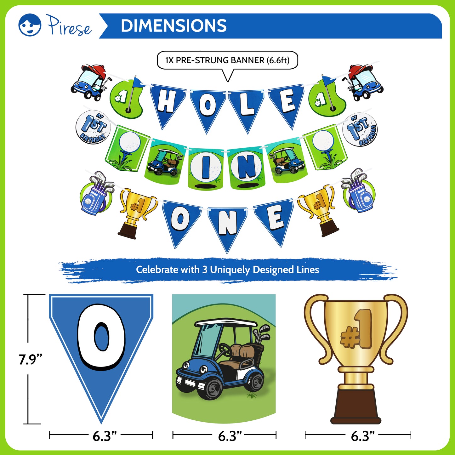 Hole in One Birthday Decorations, Golf Birthday Party Decorations, Gol – Pirese hole-in-one-birthday-decorations-golf-birthday-party-decorations-gol-pirese